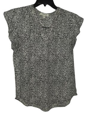 Chaus New York Short Sleeve Blouse Size Large